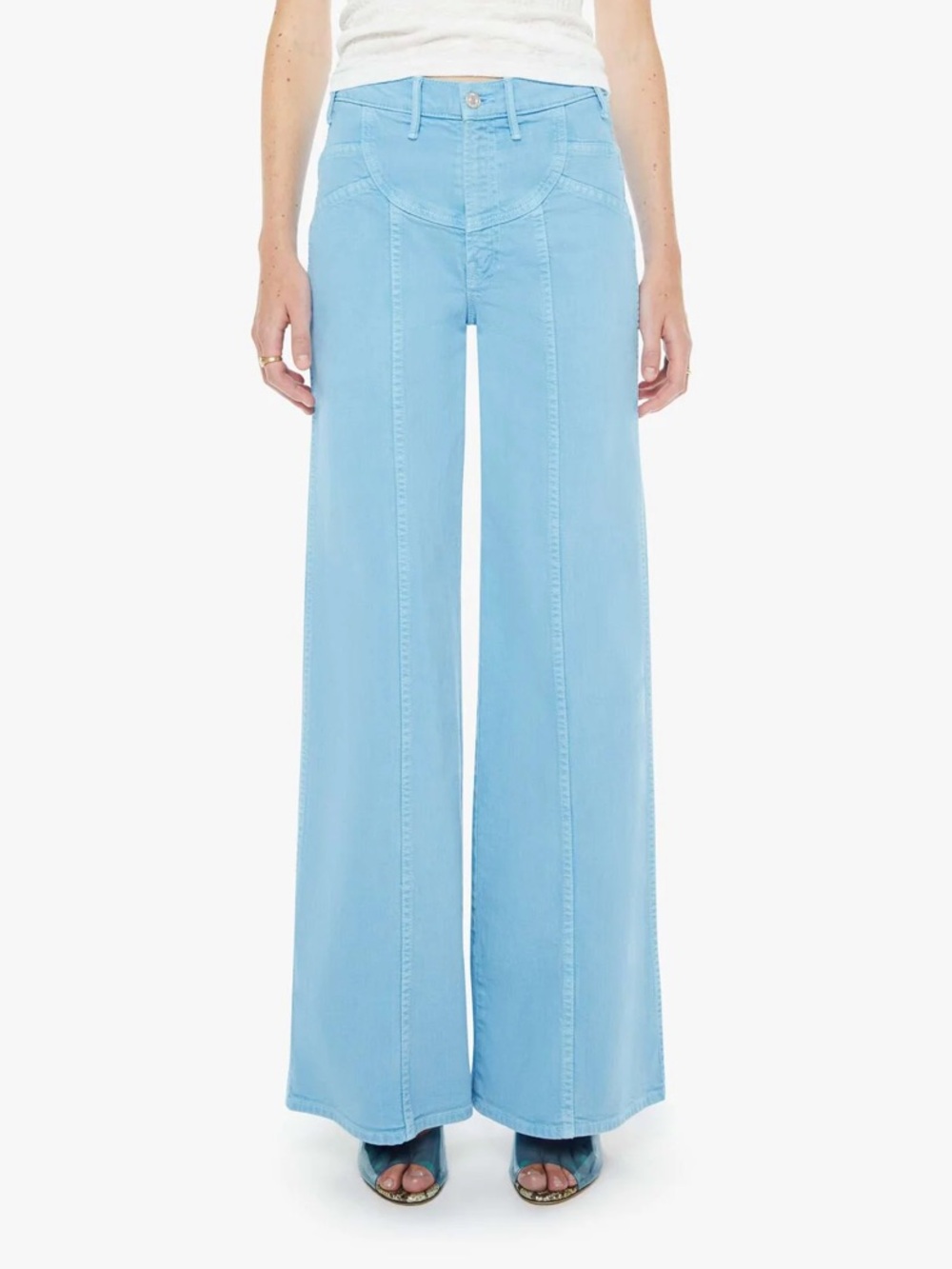 MOTHER 🐋 The Sunny Hustler Roller Sneak Jeans